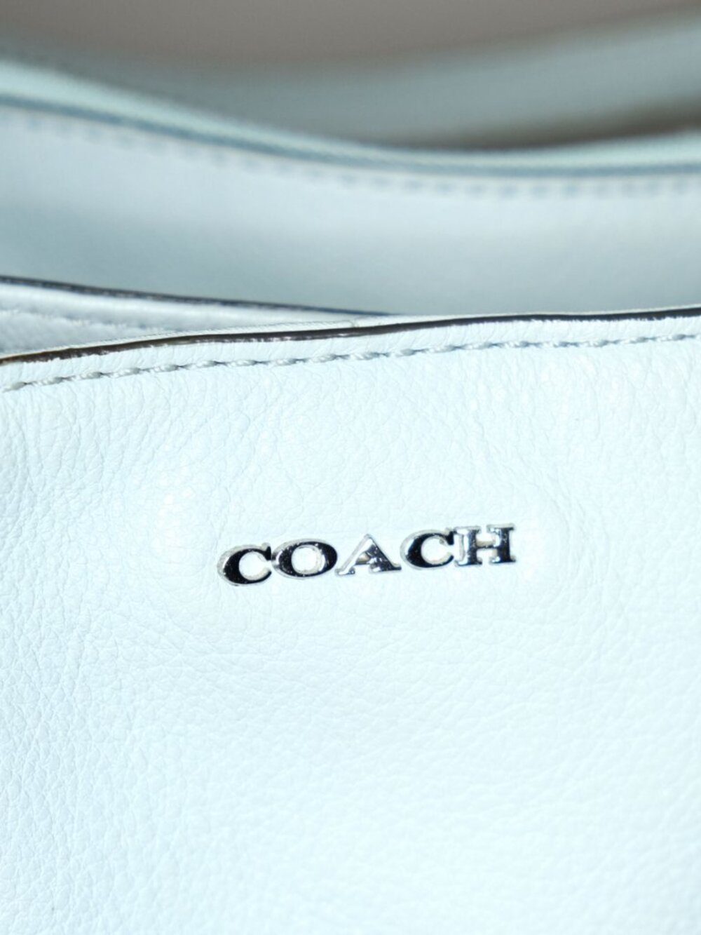 Coach Madison Cafe Carryall, Leather, pastel seafoam, Fair - Picture 2 of 15
